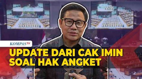 Update Dari Cak Imin Soal Hak Angket Lagi Susun Draft Ke Dpr