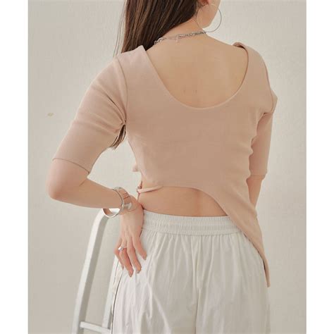 チコ Chico テレコリブアシンメトリーサイドベルトT NUDE アウトレット通販 ロコレット LOCOLET