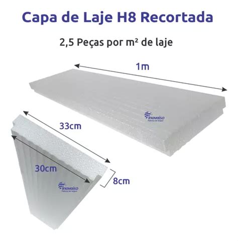 Isopor Lajota Tavela Laje H Eps X X Mm Un M Mercadolivre