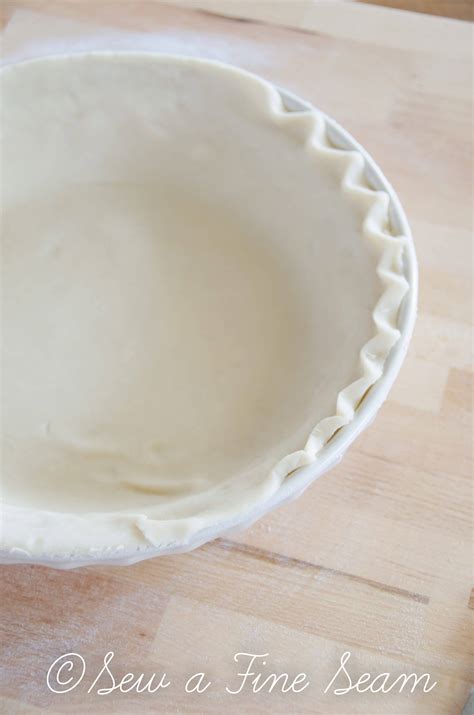 Best Pie Crust Ever - Sew a Fine Seam