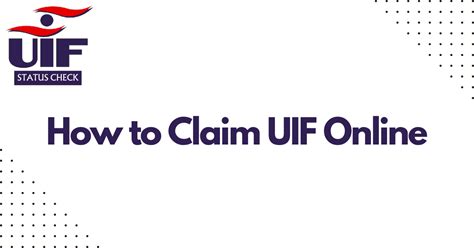 How To Claim Uif Online Uif Status Check