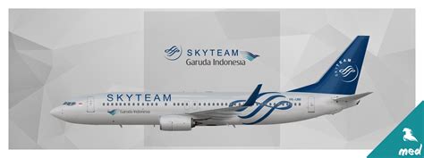 Garuda Indonesia Boeing U Wl Pk Gmh Skyteam Livery Skyswimmer