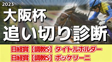 【大阪杯2023】追い切り評価《調教推奨馬はアノ馬たち》 アギョウトレセン