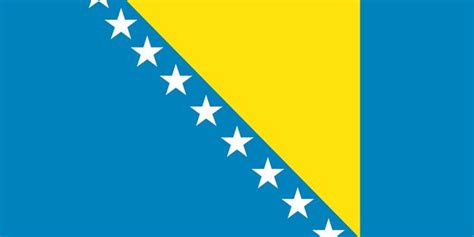 Bandera De Bosnia Y Herzegovina Bandera Nacional De Bosnia Y