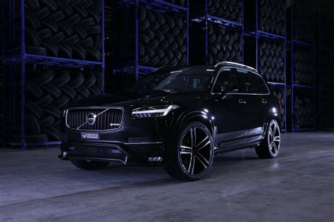 Black Volvo XC90 Crossover Heico Sportiv HD Wallpaper