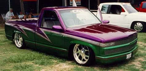 Rad Trucks In The 90s Billet And Crazy Paint Gmc Truck Forum