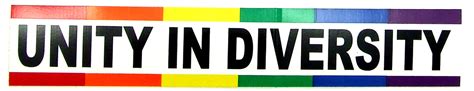 Sticker Bumper Rainbow Unity In Diversity Phs International