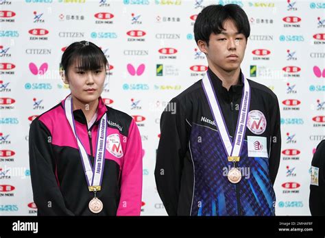 Tokyo Japan 26th Jan 2023 Akihiro Ito Natsuko Hagii Table Tennis