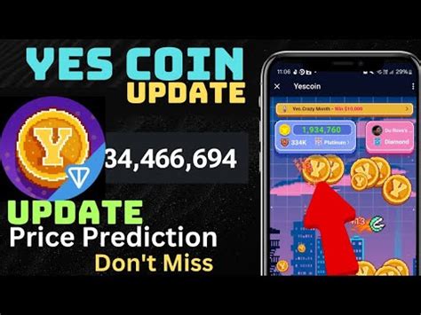 Yes Coin Mining Update YES Coin Price Prediction Telegram Mining