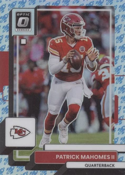 Patrick Mahomes II 2022 Optic 94 Rocket SSP Price Guide Sports