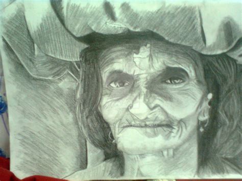 Old Lady - Pencil Sketch by fizzybb on DeviantArt