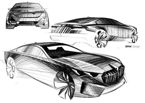 The new BMW 5 Series Sedan - Design sketch (05/2023).