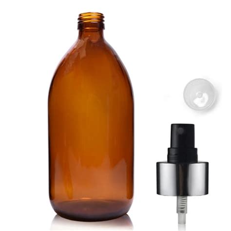 Ml Amber Glass Syrup Bottle Premium Atomiser Spray Ampulla