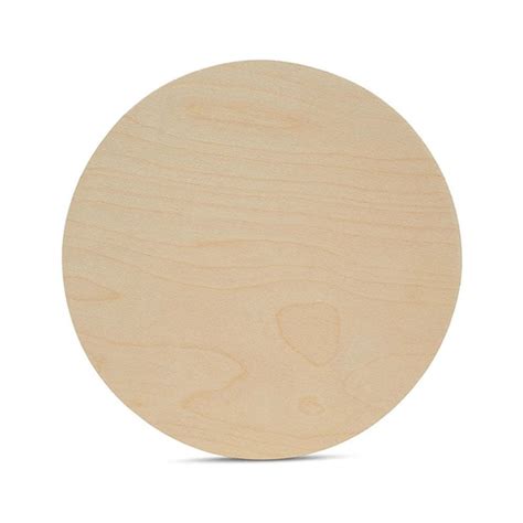 Wood Circle Disc Inch Diameter Inch Thick Birch Plywood Pack