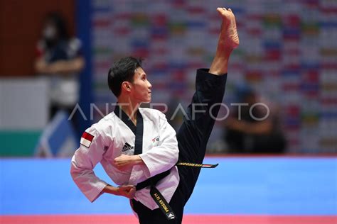 SEA GAMES 2021 ATLET TAEKWONDO M ALFI KUSUMA RAIH PERUNGGU ANTARA Foto