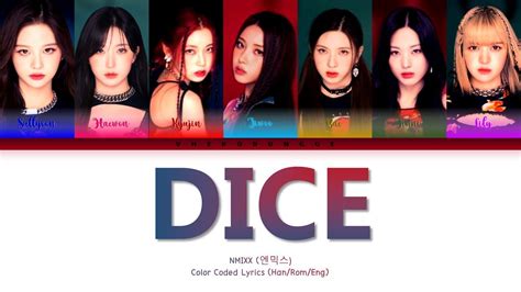 NMIXX 엔믹스 Dice Color Coded Lyrics Han Rom Eng YouTube