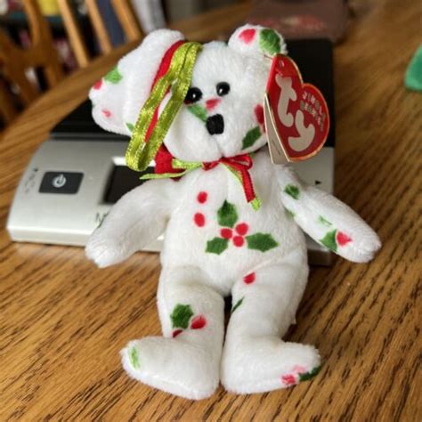 TY Jingle Beanie 5 1998 Holiday Teddy Smoke Free Home EBay