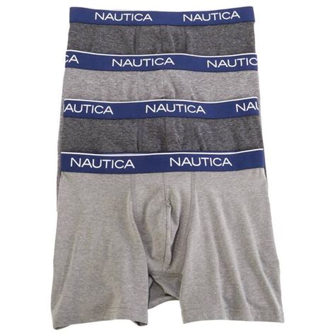 Mens Nautica 4pk Boxer Briefs Black Boscovs