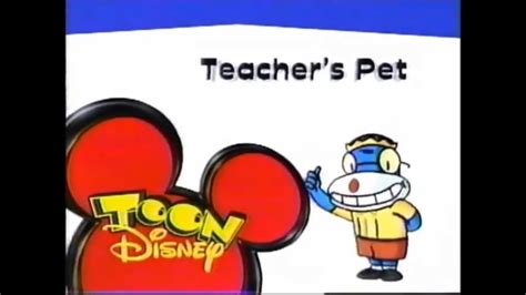 Toon Disney Teachers Pet The Series Will Be Right Back We Re