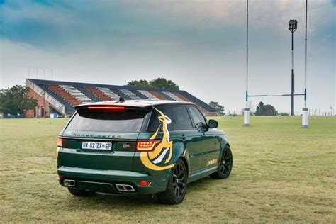 Springboks Get Custom Range Rover Sport Svr Built By Jaguar Land Rover Svo