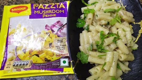 Maggi Pazzta Mushroom Penne Delicious Italian Style Pasta Recipe