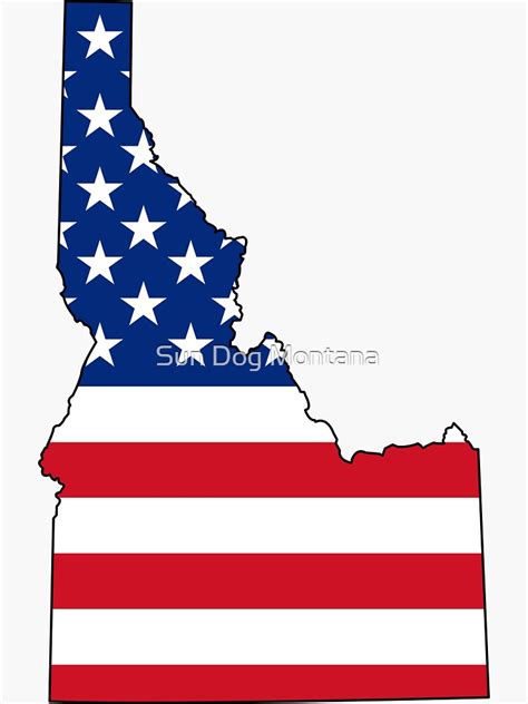 Idaho Usa Sticker For Sale By Somekindofguru Redbubble