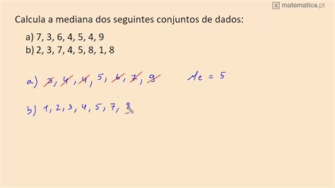Como Tirar A Mediana - Cálculo da Mediana - YouTube