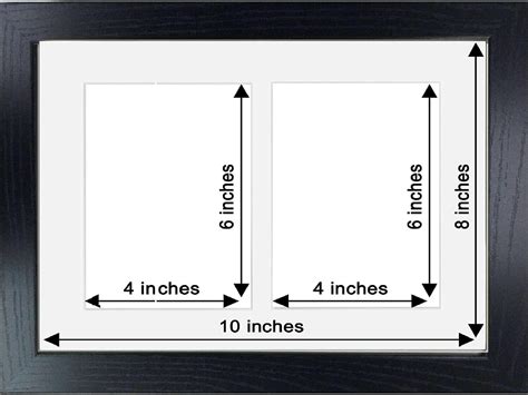 Allington Range 16x12 Inch White Picture Photo Frame With White 2 Aperture Mount For Image Size