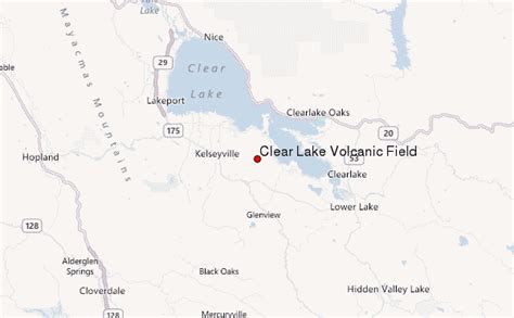 Clear Lake Volcanic Field Mountain Information