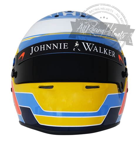 Fernando Alonso 2017 F1 Replica Helmet Scale 1:1 – All Racing Helmets