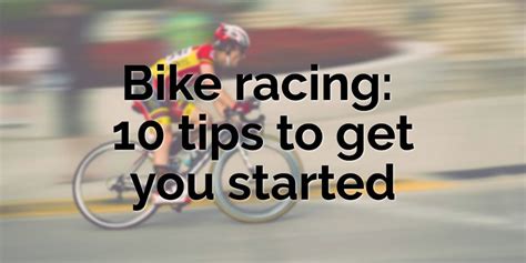 Bike racing tips for beginners. Avoid rookie mistakes!