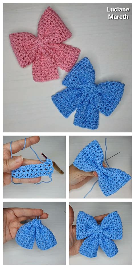 Easy Crochet Bow Tutorial