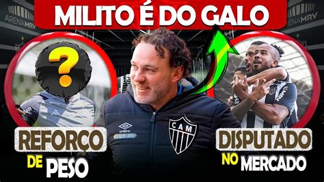 Milito Do Atl Tico Refor O No Galo Patrick Disputado No Mercado