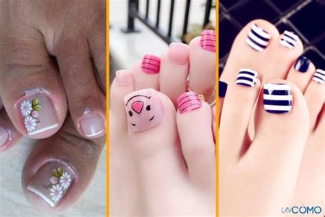 8 Diseños De Uñas De Pies Fáciles Decoradas Bonitas Y Sencillas