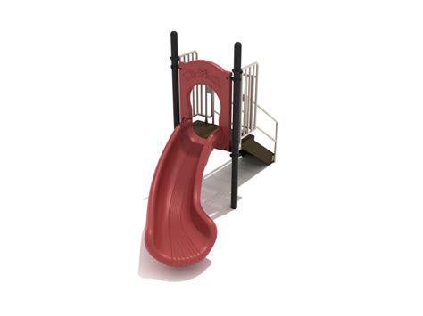 3 Foot Single Left Turn Slide Commercial Playground Equipment Pro