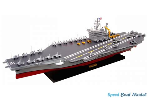 Uss America Cv 66 Warship Model 39.3" - Speed Boat Model