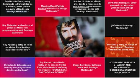 D Nde Est Santiago Maldonado La Pregunta Que Se Viraliz En Las Redes