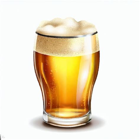 Premium Vector Beer Glass Vector Art Illustration Image Wallpaper