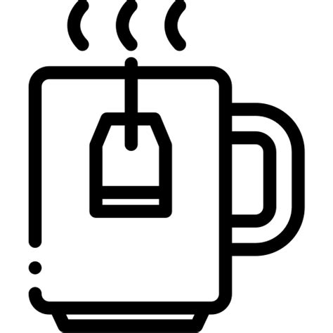 Hot Tea Detailed Rounded Lineal Icon