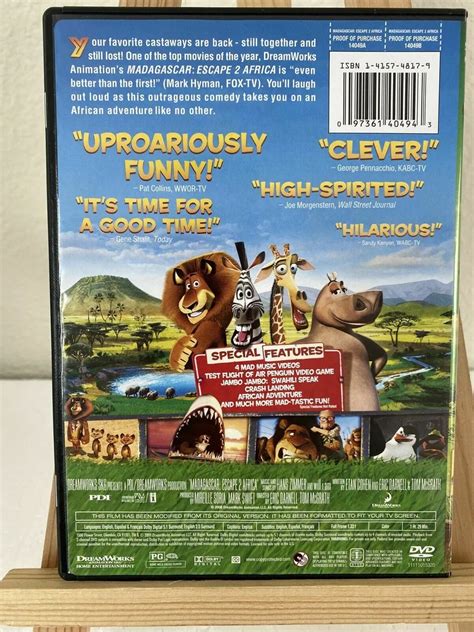 Madagascar Escape Africa Dvd