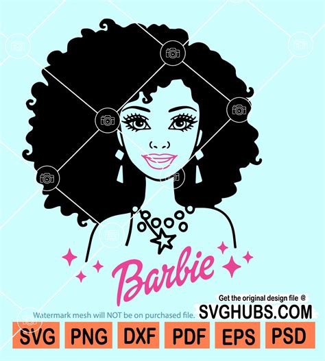 Afro Barbie SVG, Barbie Dolls SVG, Black Barbie SVG, 53% OFF