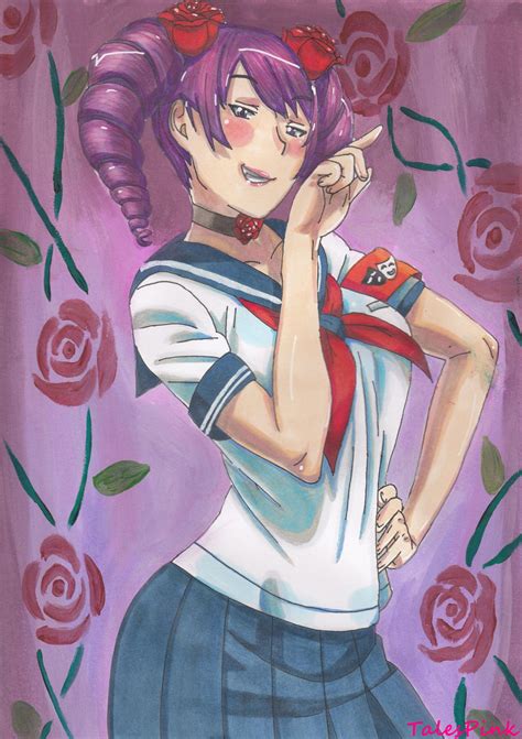 Speed Drawing Yandere Simulator Kizana Sunobu By Talesofpinkanime On