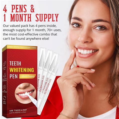 Teeth Whitening Pen 4 Pack Review Get Teeth Whitener