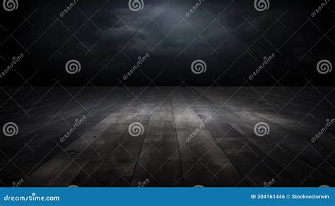 Wood floor dark background stock illustration. Illustration of ...