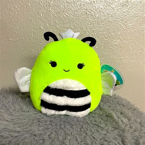 Squishmallows Toys Nwt 8 Sunny The Queen Bee Squishmallow Blacklight Htf Poshmark