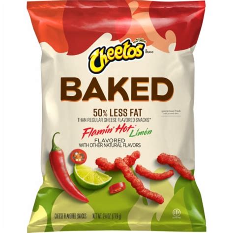 Cheetos Baked Flamin Hot Limon Cheese Flavored Snacks Oz Kroger
