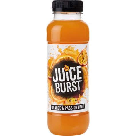 Juice Burst No Added Sugar Orange And Passionfruit Juice Pet Bottle