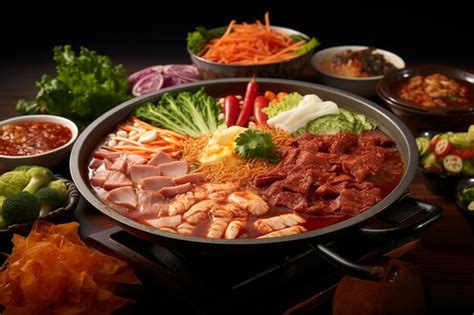 Premium AI Image Exploring The Rich Flavors Of Chongqing Hot Pot