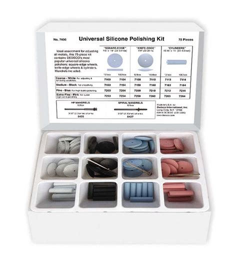 Dedeco Universal Silicone Polishing Kit Unmounted RioGrande