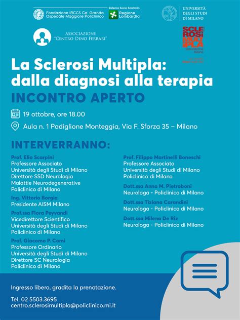 Sclerosi Multipla Incontro Aperto Mercoled Settembre